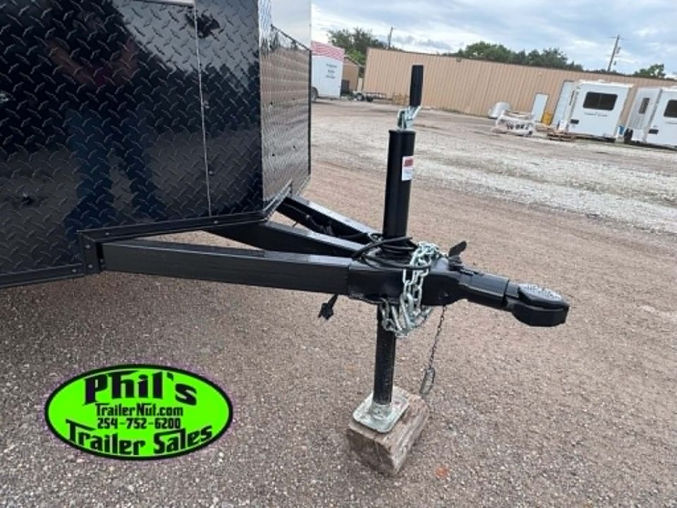 New 2026 6X12 ENCLOSED TRAILER Cargo / Enclosed Trailer REAR WING & SCREWLESS .080 EXTERIOR!