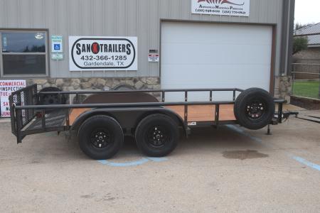 New 2026 Texas Bragg Trailers 77x14 LP Utility Trailer