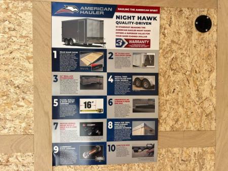 New 2026 American Hauler NH8520T3 Cargo / Enclosed Trailer