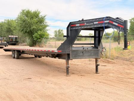 Used 2022 J&C Trailers 8.5-40 Tandem Axle Gooseneck Deckover