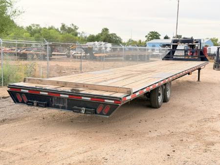 Used 2022 J&C Trailers 8.5-40 Tandem Axle Gooseneck Deckover