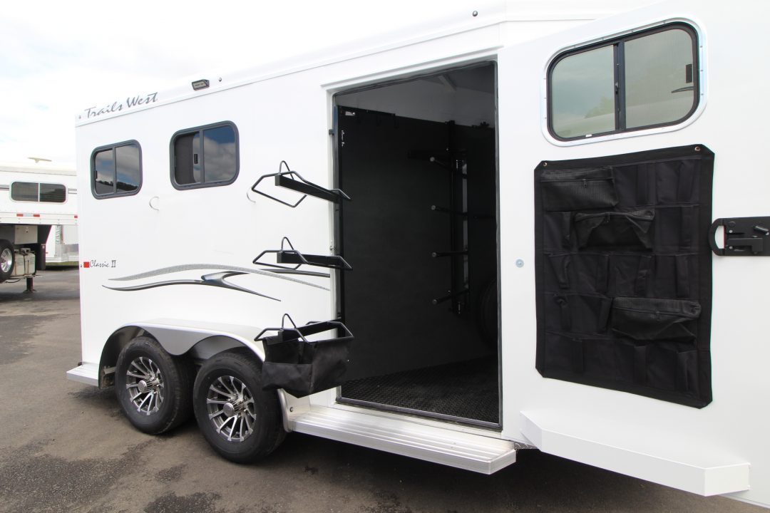New 2027 Trails West Classic II Extra Tall 2 Horse Trailer