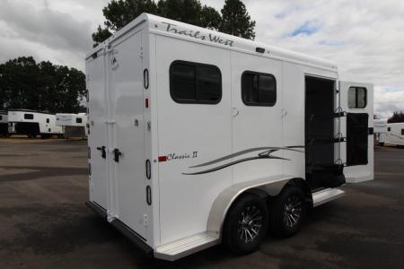 New 2027 Trails West Classic II Extra Tall 2 Horse Trailer