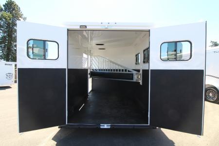 New 2027 Trails West Sierra II - Extra Tall - Insulated Comfort PKG 2 Horse Trailer w/ Escape Door