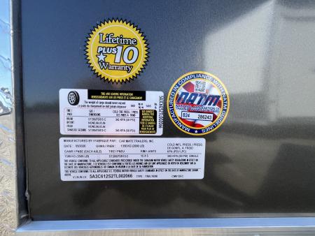 New 2026 Car Mate Trailers CM612EC Cargo / Enclosed Trailer