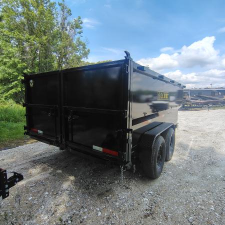New 2026 Texas Pride/U.S Built Trailers 7x14x4 TA , barn doors/spreader gate combo with 16k axles Dump Trailer