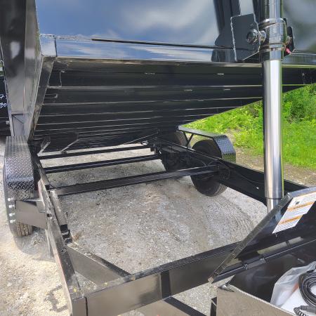 New 2026 Texas Pride/U.S Built Trailers 7x14x4 TA , barn doors/spreader gate combo with 16k axles Dump Trailer