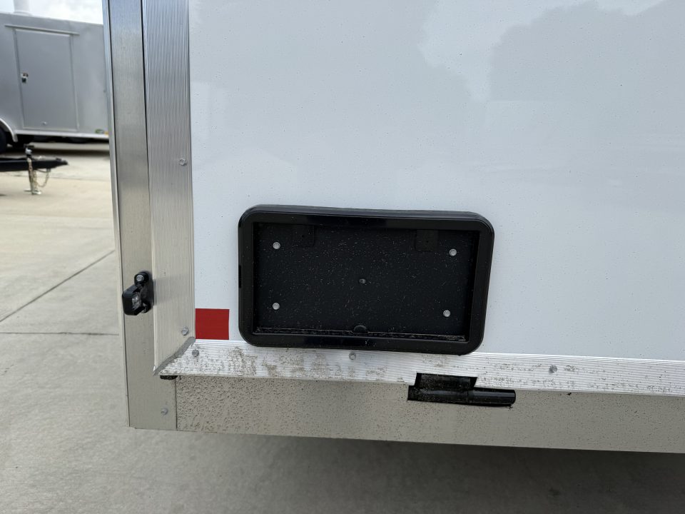 New 2027 Bighorn R&M TALL 7x14 + 2’V Nose Rear Ramp Enclosed Cargo Trailer