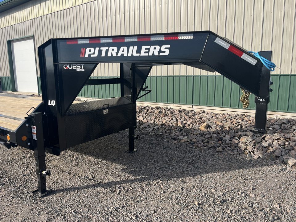 New 2027 PJ Trailers PJ 25' 14k Gooseneck - LQ252 Flatbed Trailer