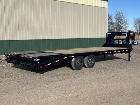 New 2027 PJ Trailers PJ 25' 14k Gooseneck - LQ252 Flatbed Trailer