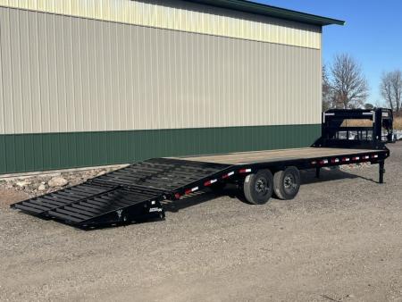 New 2027 PJ Trailers PJ 25' 14k Gooseneck - LQ252 Flatbed Trailer