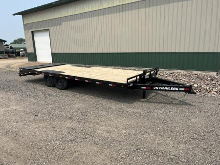 New 2027 24' x 8  16k PJ I-beam Deckover Trailer