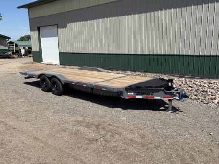 New 2026 22' 18K Diamond C - 102  Wide Tilt Trailer - HXD208