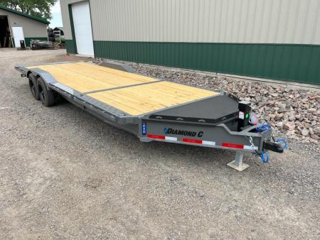 New 2026 22' 18K Diamond C - 102  Wide Tilt Trailer - HXD208