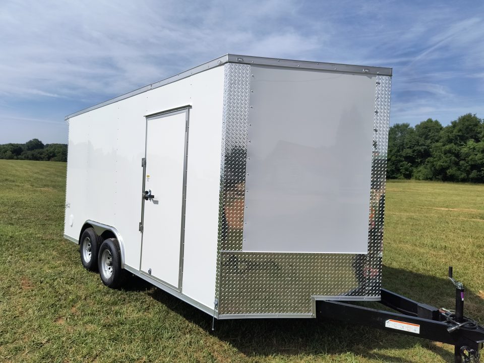 New 2027 Choice Cargo 8.5x16 10K Tandem Axle Enclosed Car Hauler Car / Racing Trailer