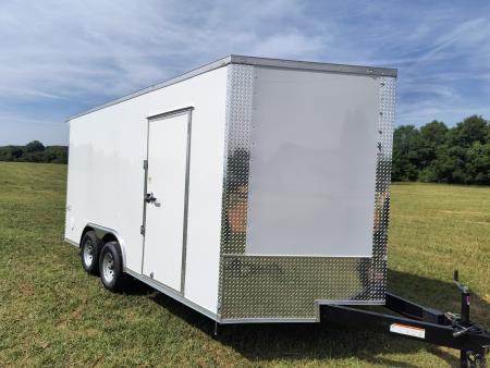 New 2027 Choice Cargo 8.5x16 10K Tandem Axle Enclosed Car Hauler Car / Racing Trailer