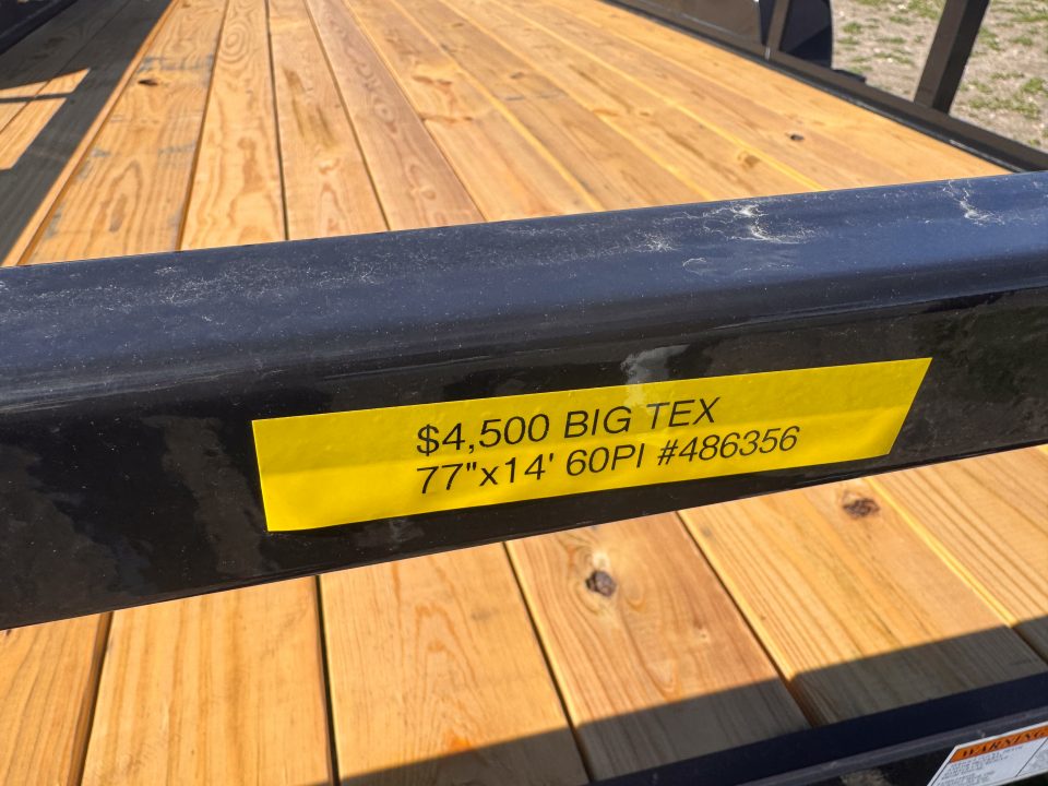 New 2026 BIG TEX TRAILERS 60PI-14 Utility Trailer