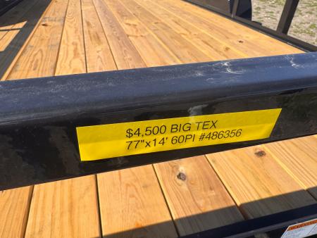 New 2026 BIG TEX TRAILERS 60PI-14 Utility Trailer