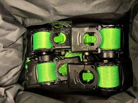 New Rhino USA 2 x 10 Retractable Strap -GREEN