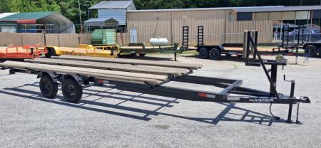 Used USED 2026 22' HEAVY DUTY TRITOON TRAILER WITH BRAKES