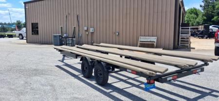 Used USED 2026 22' HEAVY DUTY TRITOON TRAILER WITH BRAKES