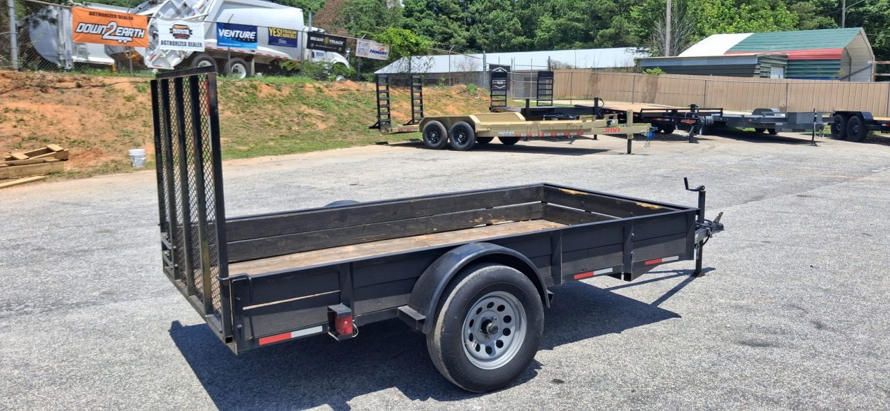 Used USED 2021 5X10 SINGLE AXLE UTILITY TRAILER