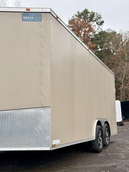 New 2026 Grace Pro Trailers 8.5x18ft Tan 6ft6 interior height