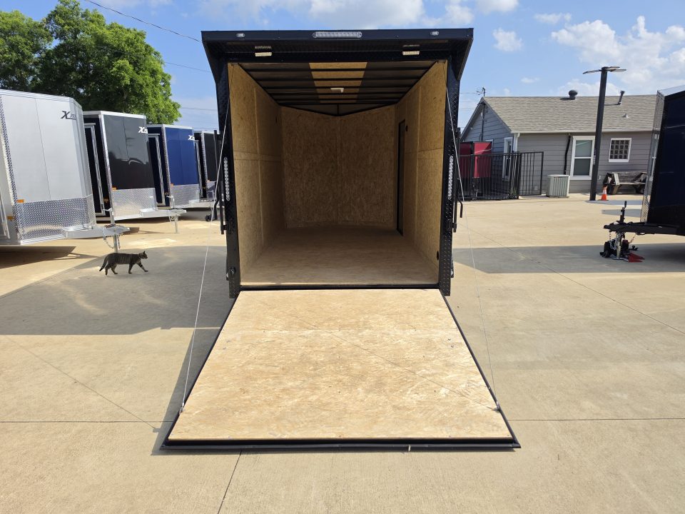 New 2026 New 7x14 TA Screwless Enclosed Trailer | Blackout | Spoiler Package | 7' Interior | .08 Polycor | Dexter Axles | 1138