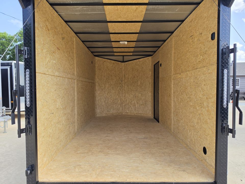 New 2026 New 7x14 TA Screwless Enclosed Trailer | Blackout | Spoiler Package | 7' Interior | .08 Polycor | Dexter Axles | 1138