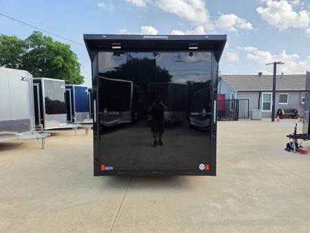 New 2026 New 7x14 TA Screwless Enclosed Trailer | Blackout | Spoiler Package | 7' Interior | .08 Polycor | Dexter Axles | 1138