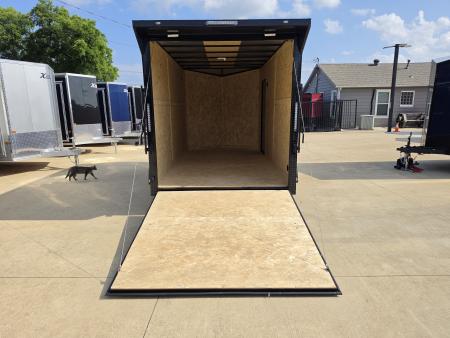 New 2026 New 7x14 TA Screwless Enclosed Trailer | Blackout | Spoiler Package | 7' Interior | .08 Polycor | Dexter Axles | 1138