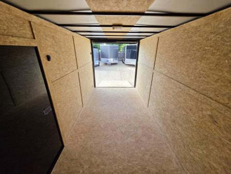 New 2026 New 7x14 TA Screwless Enclosed Trailer | Blackout | Spoiler Package | 7' Interior | .08 Polycor | Dexter Axles | 1138