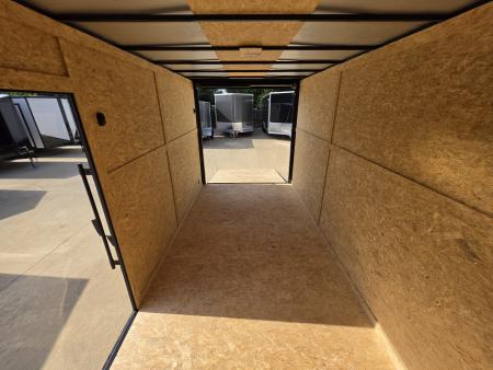 New 2026 New 7x14 TA Screwless Enclosed Trailer | Blackout | Spoiler Package | 7' Interior | .08 Polycor | Dexter Axles | 1138