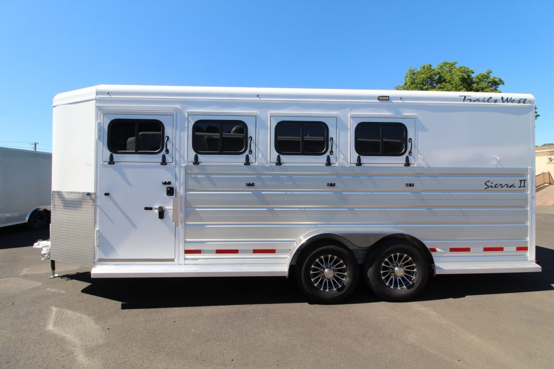 New 2027 Trails West Sierra II Extra Tall 4 Hores Trailer w/ Escape Door