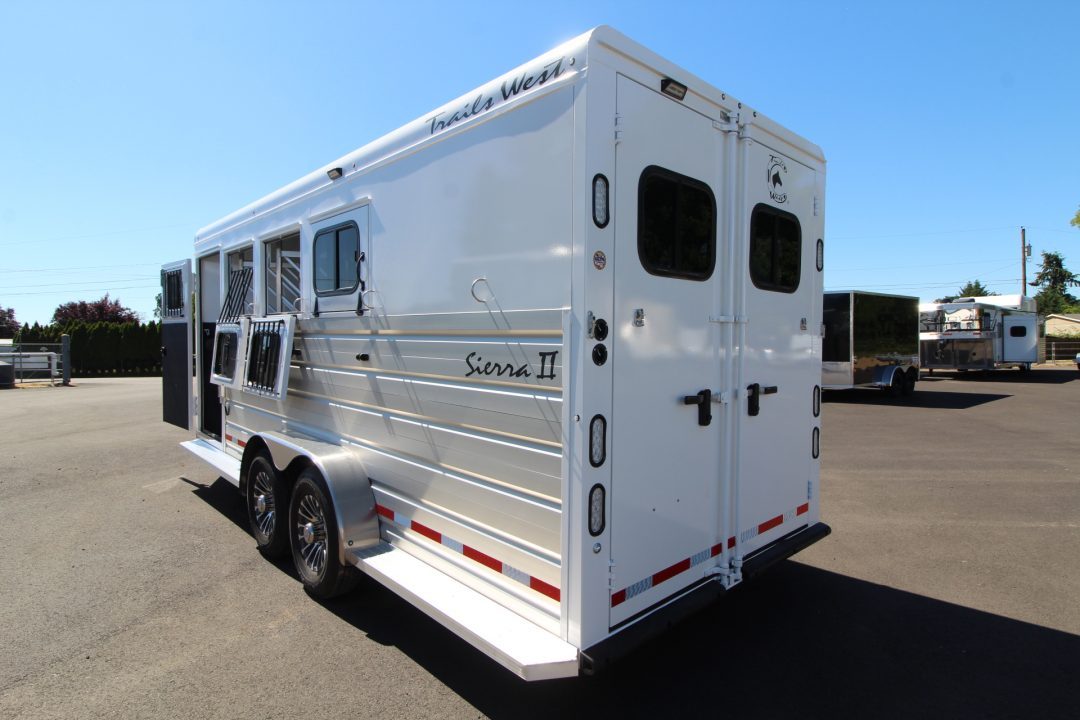 New 2027 Trails West Sierra II Extra Tall 4 Hores Trailer w/ Escape Door