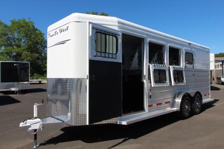 New 2027 Trails West Sierra II Extra Tall 4 Hores Trailer w/ Escape Door