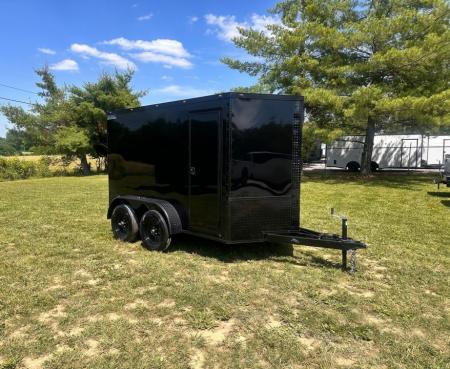New 2026 Luxe 6X10 -Enclosed Trailer -3500LB Tandem Axle -Black Poly - Blackout Cargo / Enclosed Trailer