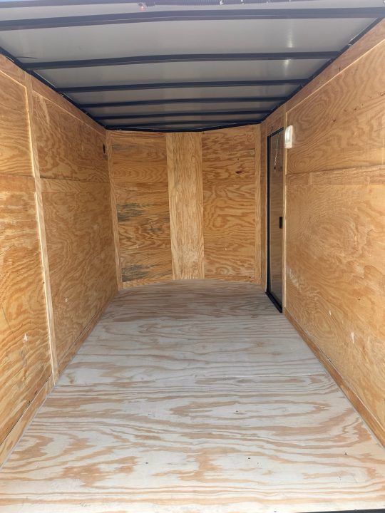 New 2026 Luxe 6X12-Enclosed Trailer-3500LB Single Axle-Black Poly-Blackout