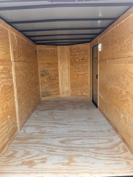 New 2026 Luxe 6X12-Enclosed Trailer-3500LB Single Axle-Black Poly-Blackout
