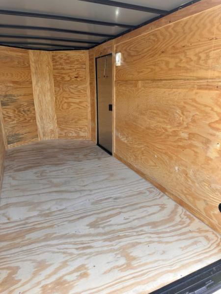 New 2026 Luxe 6X12-Enclosed Trailer-3500LB Single Axle-Black Poly-Blackout