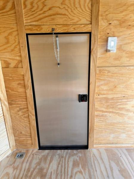 New 2026 Luxe 7X12 Enclosed Trailer-3500LB Single Axle-7'ft Interior-Charcoal Poly-Blackout