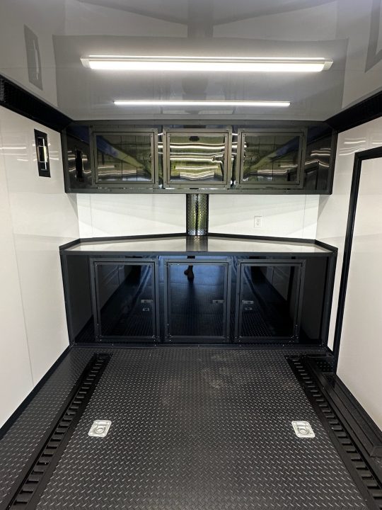 New 2026 Luxe 8.5x28 Race Trailer- Finished Interior- 5200LB Triple Torsion-Recessed E-Track-Bogey Wheels- HD Ramp