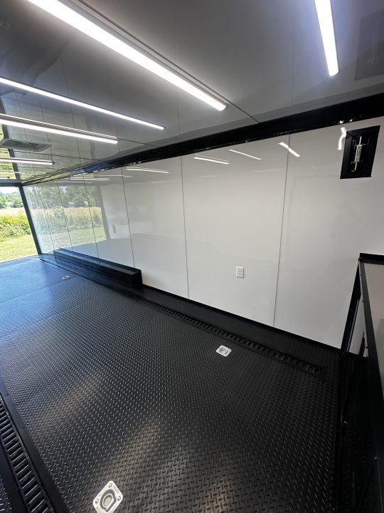 New 2026 Luxe 8.5x28 Race Trailer- Finished Interior- 5200LB Triple Torsion-Recessed E-Track-Bogey Wheels- HD Ramp