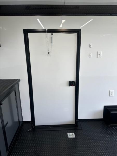 New 2026 Luxe 8.5X18 Race Trailer- Finished Interior-5200LB Torsion Axles-Charcoal Poly-Blackout