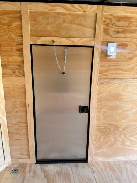 New 2026 Luxe 7X14 Enclosed Trailer-3500LB Tandem Axle-Charcoal Poly-Blackout