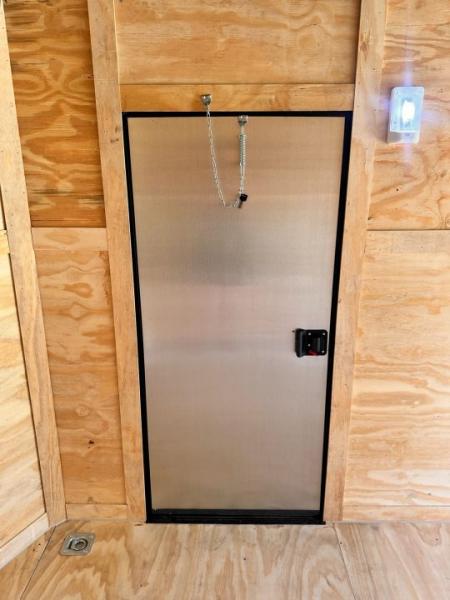 New 2026 Luxe 7x16 Enclosed Trailer- 3500LB Tandem Axle -Charcoal Poly-Blackout