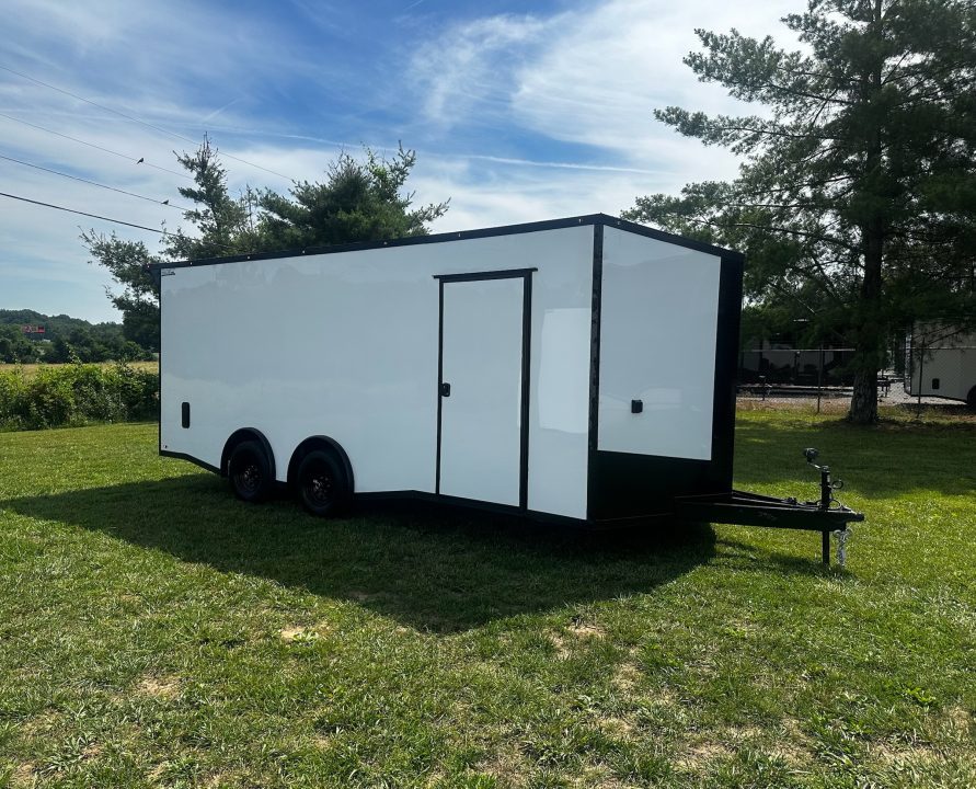 New 2026 LUXE 8.5X20 Race Trailer- Finished Interior-5200LB Torsion Axles-Blackout