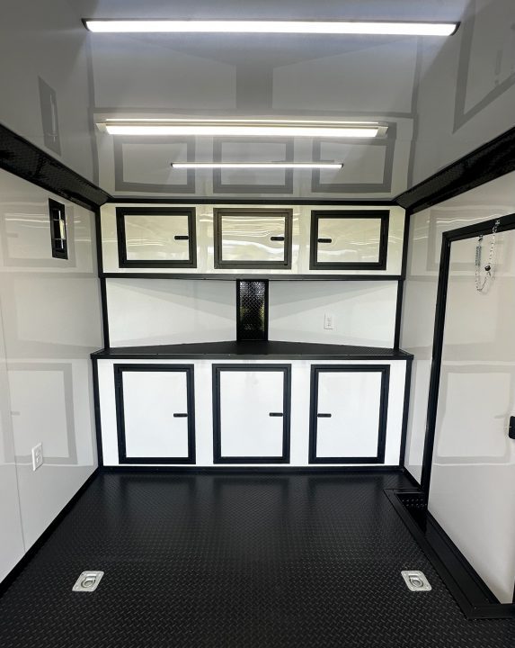 New 2026 LUXE 8.5X20 Race Trailer- Finished Interior-5200LB Torsion Axles-Blackout