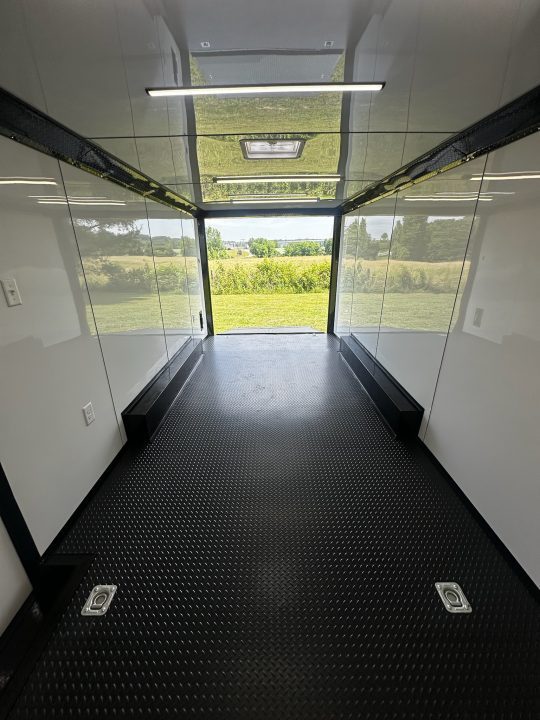 New 2026 LUXE 8.5X20 Race Trailer- Finished Interior-5200LB Torsion Axles-Blackout