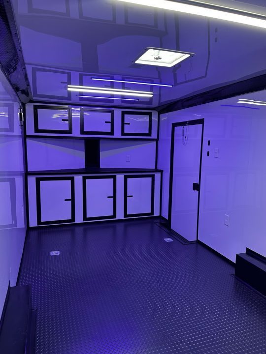 New 2026 LUXE 8.5X20 Race Trailer- Finished Interior-5200LB Torsion Axles-Blackout